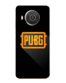 Чехол для Nokia X20 с картинкой «PUBG — рамка лого»