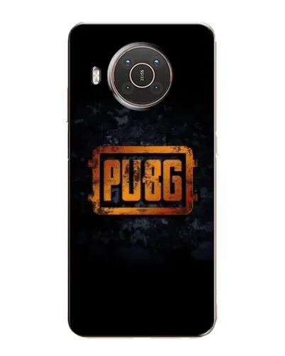 Чехол для Nokia X20 с картинкой «PUBG — золотой логотип»