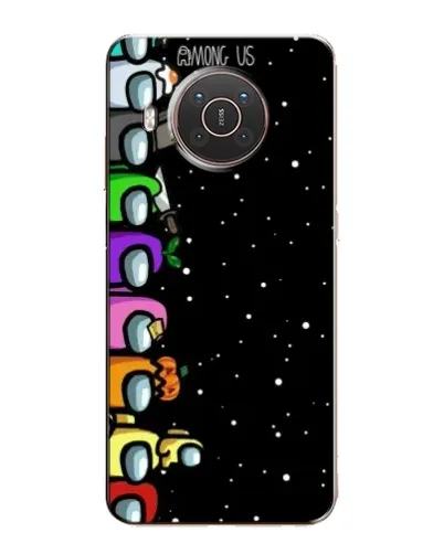 Чехол для Nokia X20 с картинкой «Команда Among Us» Чехол для Nokia X20 с картинкой «Команда Among Us»