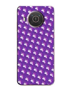 Чехол для Nokia X20 с картинкой «Единороги на фиолетовом» Чехол для Nokia X20 с картинкой «Единороги на фиолетовом»