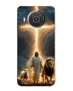 Чохол для Nokia X20 з картинкою «Лев Юди та Світло»