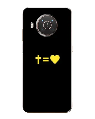 Чохол для Nokia X20 з картинкою «Серце та Хрест»
