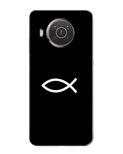 Чехол для Nokia X20 с картинкой «Символ рыбы Jesus» Чехол для Nokia X20 с картинкой «Символ рыбы Jesus»