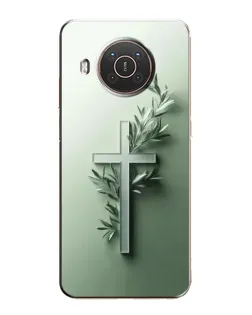 Чехол для Nokia X20 с картинкой «Оливковая ветвь» Чехол для Nokia X20 с картинкой «Оливковая ветвь»