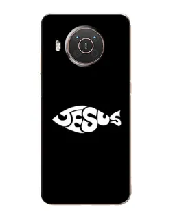 Чехол для Nokia X20 с картинкой «Рыба Jesus» Чехол для Nokia X20 с картинкой «Рыба Jesus»