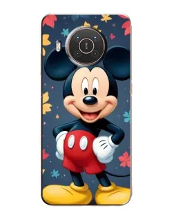 Чехол для Nokia X20 с картинкой «Осенний Mickey Mouse»