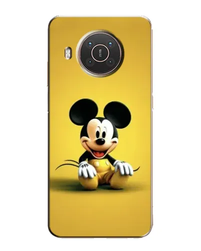 Чехол для Nokia X20 с картинкой «Микки на желтом» Чехол для Nokia X20 с картинкой «Микки на желтом»