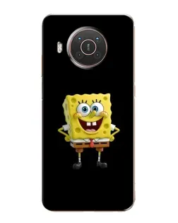 Чехол для Nokia X20 с картинкой «Классический Губка Боб»