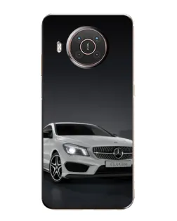 Чехол для Nokia X20 с картинкой «Mercedes AMG GT Silver»