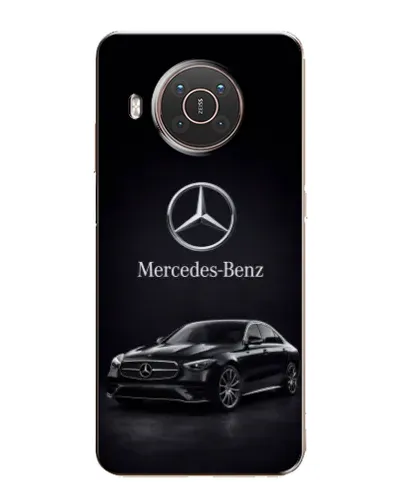 Чехол для Nokia X20 с картинкой «Mercedes — решетка радиатора»