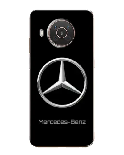 Чехол для Nokia X20 с картинкой «Mercedes Silver Logo»