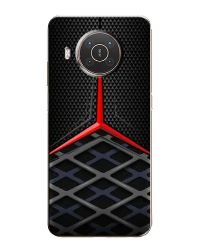 Чехол для Nokia X20 с картинкой «Mercedes Carbon Grid»