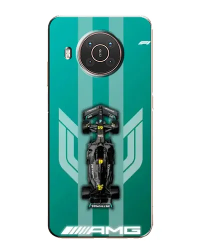 Чехол для Nokia X20 с картинкой «Mercedes AMG Petronas»