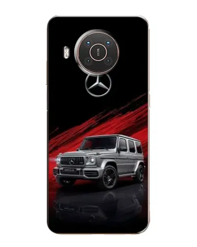 Чехол для Nokia X20 с картинкой «Mercedes G-Class красный»