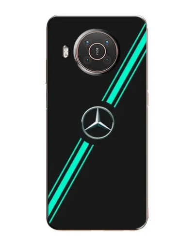 Чехол для Nokia X20 с картинкой «Спортивные линии Mercedes» Чехол для Nokia X20 с картинкой «Спортивные линии Mercedes»