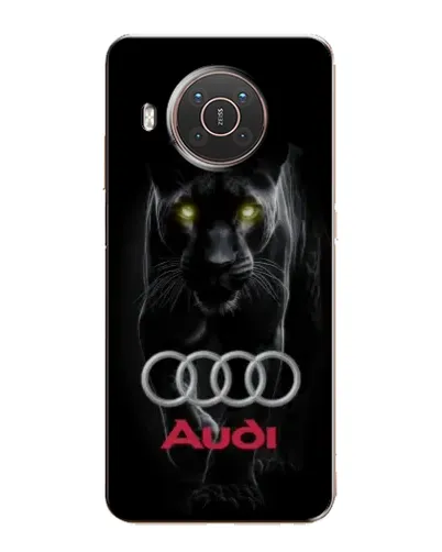 Чехол для Nokia X20 с картинкой «Пантера и Audi»