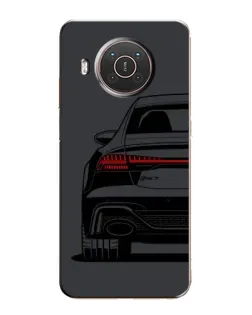Чехол для Nokia X20 с картинкой «Задняя часть Audi — арт»