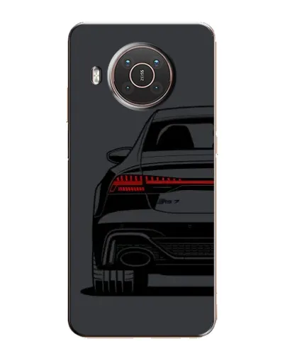 Чехол для Nokia X20 с картинкой «Задняя часть Audi — арт»
