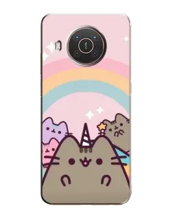 Чехол для Nokia X20 с картинкой «Единорог Pusheen» Чехол для Nokia X20 с картинкой «Единорог Pusheen»