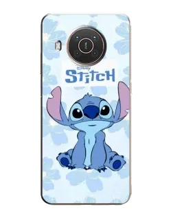 Чохол для Nokia X20 з картинкою «Stitch серед квітів»