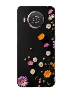 Чехол для Nokia X20 с картинкой «Цветочная композиция»