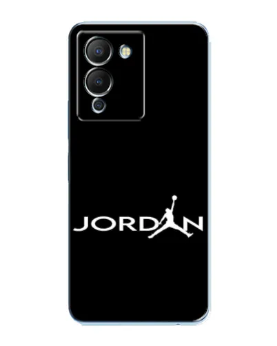 Чехол для Infinix Note 12 (G96) с картинкой «Jordan White Logo» Чехол для Infinix Note 12 (G96) с картинкой «Jordan White Logo»