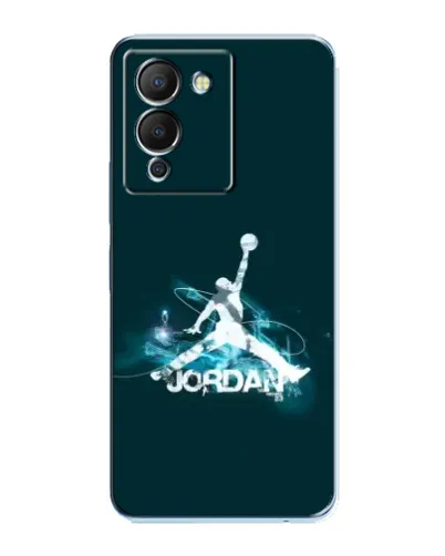 Чехол для Infinix Note 12 (G96) с картинкой «Jordan Blue Fire» Чехол для Infinix Note 12 (G96) с картинкой «Jordan Blue Fire»