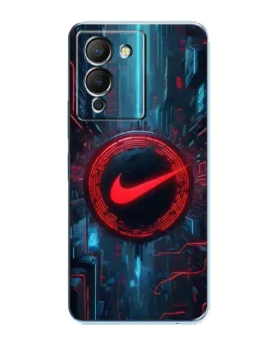 Чехол для Infinix Note 12 (G96) с картинкой «Техногенный стиль Nike»