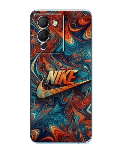Чехол для Infinix Note 12 (G96) с картинкой «Nike в абстракции»