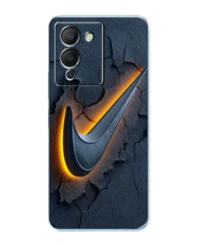 Чехол для Infinix Note 12 (G96) с картинкой «Объемный логотип Найк»