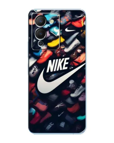 Чехол для Infinix Note 12 (G96) с картинкой «Коллекция кроссовок Nike»