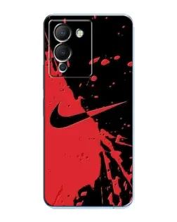 Чехол для Infinix Note 12 (G96) с картинкой «Красные брызги Nike» Чехол для Infinix Note 12 (G96) с картинкой «Красные брызги Nike»