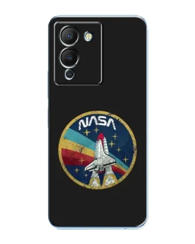 Чехол для Infinix Note 12 (G96) с картинкой «NASA — эмблема миссии»