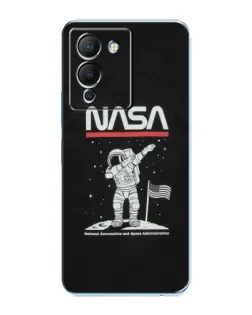 Чехол для Infinix Note 12 (G96) с картинкой «NASA — шагаем по Луне» Чехол для Infinix Note 12 (G96) с картинкой «NASA — шагаем по Луне»