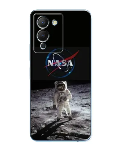 Чехол для Infinix Note 12 (G96) с картинкой «Астронавт на Луне»