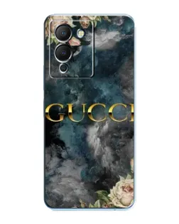 Чехол для Infinix Note 12 (G96) с картинкой «Абстрактные цветы Gucci» Чехол для Infinix Note 12 (G96) с картинкой «Абстрактные цветы Gucci»