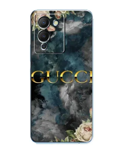 Чехол для Infinix Note 12 (G96) с картинкой «Абстрактные цветы Gucci» Чехол для Infinix Note 12 (G96) с картинкой «Абстрактные цветы Gucci»