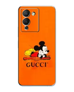 Чехол для Infinix Note 12 (G96) с картинкой «Микки Маус Gucci — оранж» Чехол для Infinix Note 12 (G96) с картинкой «Микки Маус Gucci — оранж»