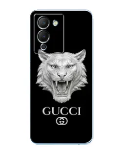 Чехол для Infinix Note 12 (G96) с картинкой «Gucci — серебряный лев» Чехол для Infinix Note 12 (G96) с картинкой «Gucci — серебряный лев»