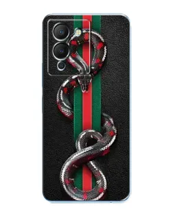 Чехол для Infinix Note 12 (G96) с картинкой «Gucci — змея на полосе» Чехол для Infinix Note 12 (G96) с картинкой «Gucci — змея на полосе»