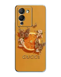 Чехол для Infinix Note 12 (G96) с картинкой «Gucci — золотые бабочки» Чехол для Infinix Note 12 (G96) с картинкой «Gucci — золотые бабочки»