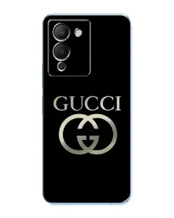 Чехол для Infinix Note 12 (G96) с картинкой «Gucci — золото на черном» Чехол для Infinix Note 12 (G96) с картинкой «Gucci — золото на черном»