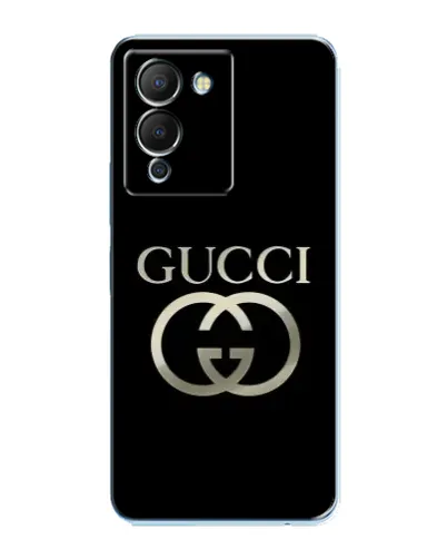 Чехол для Infinix Note 12 (G96) с картинкой «Gucci — золото на черном» Чехол для Infinix Note 12 (G96) с картинкой «Gucci — золото на черном»