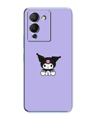 Чохол для Infinix Note 12 (G96) з картинкою «Kuromi — фіолетовий мінімалізм»
