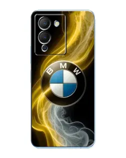 Чохол для Infinix Note 12 (G96) з картинкою «Золотистий дим BMW» Чохол для Infinix Note 12 (G96) з картинкою «Золотистий дим BMW»