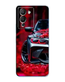 Чохол для Infinix Note 12 (G96) з картинкою «Спортивна BMW та квіти» Чохол для Infinix Note 12 (G96) з картинкою «Спортивна BMW та квіти»