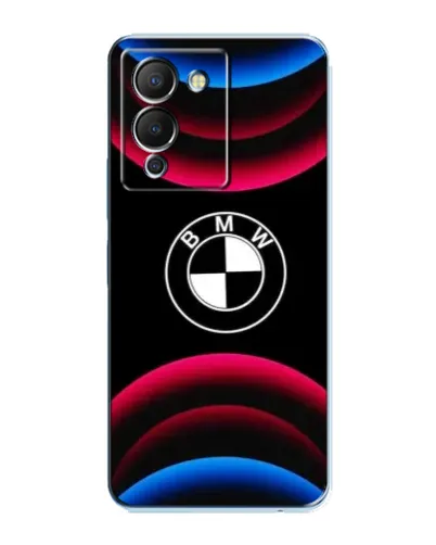 Чохол для Infinix Note 12 (G96) з картинкою «Логотип BMW та неонові дуги»