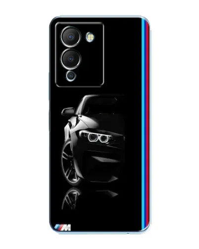 Чохол для Infinix Note 12 (G96) з картинкою «Силует BMW в темряві»