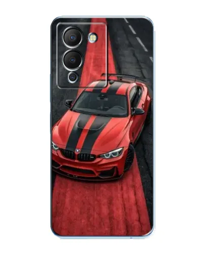 Чохол для Infinix Note 12 (G96) з картинкою «BMW на червоній доріжці»