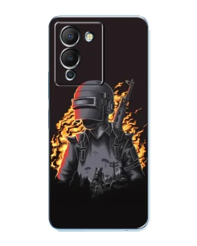 Чохол для Infinix Note 12 (G96) з картинкою «PUBG — вогняний силует» Чохол для Infinix Note 12 (G96) з картинкою «PUBG — вогняний силует»